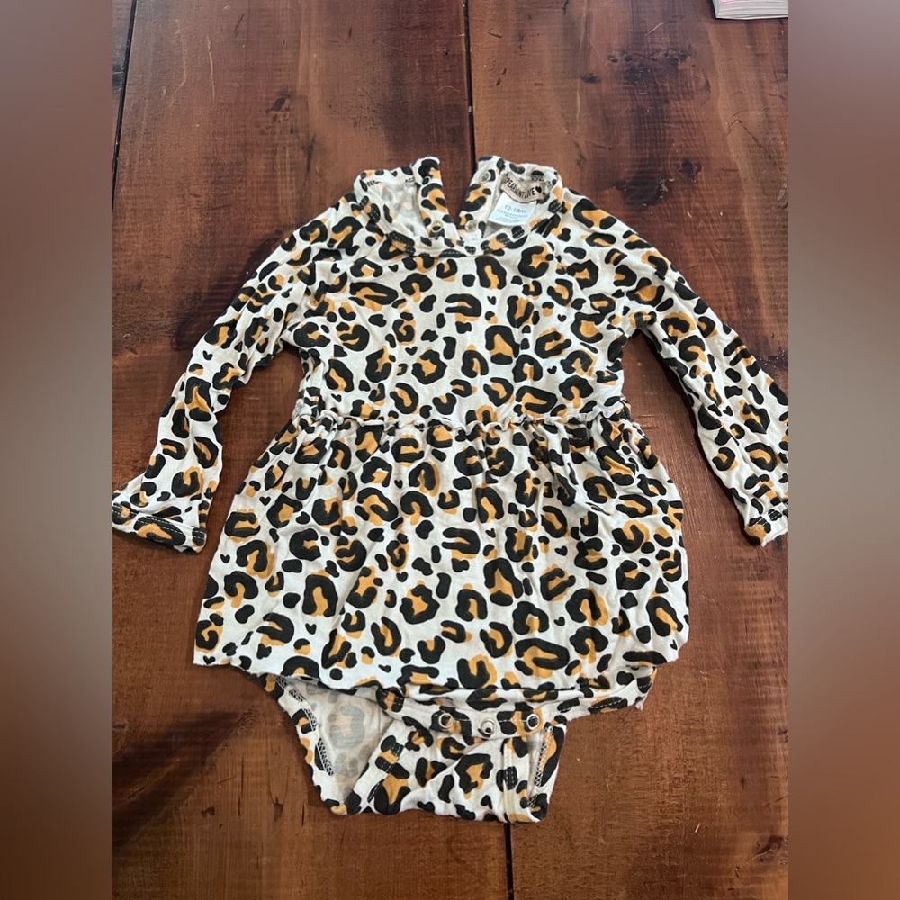 Spearmint baby skirt onesie